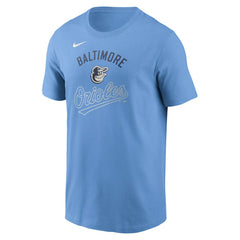 Baltimore Orioles Early Innings Stack T-Shirt - Light Blue | Nike