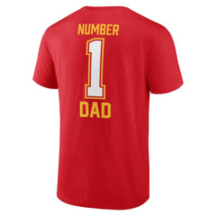 Kansas City Chiefs Father's Day T-Shirt - Red cheap