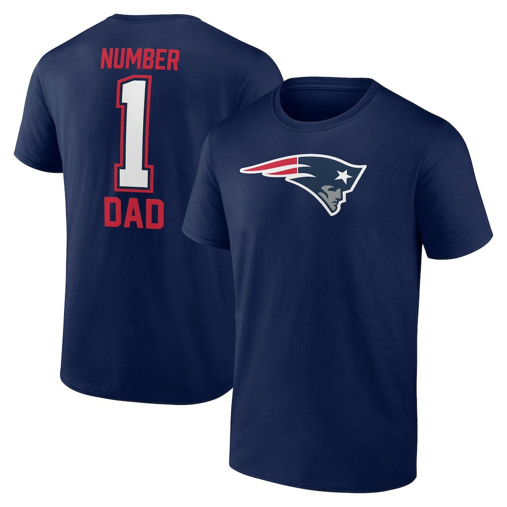 New England Patriots Father's Day T-Shirt - Navy cheap
