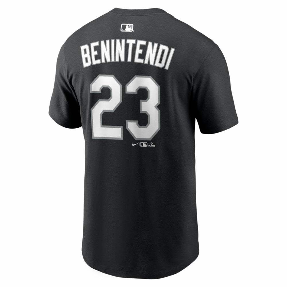 Andrew Benintendi Chicago White Sox Home Name & Number T-Shirt - Black | Nike