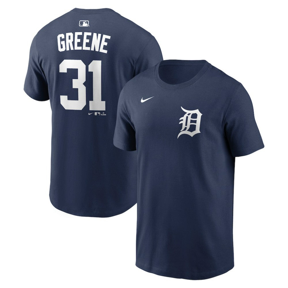 Riley Greene Detroit Tigers Home Name & Number T-Shirt - Navy | Nike