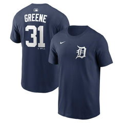 Riley Greene Detroit Tigers Home Name & Number T-Shirt - Navy | Nike