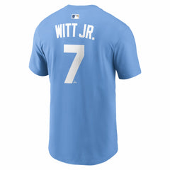 Bobby Witt Jr. Kansas City Royals Name & Number T-Shirt - Light Blue | Nike