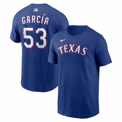 Adolis Garcia Texas Rangers Name & Number T-Shirt - Royal | Nike
