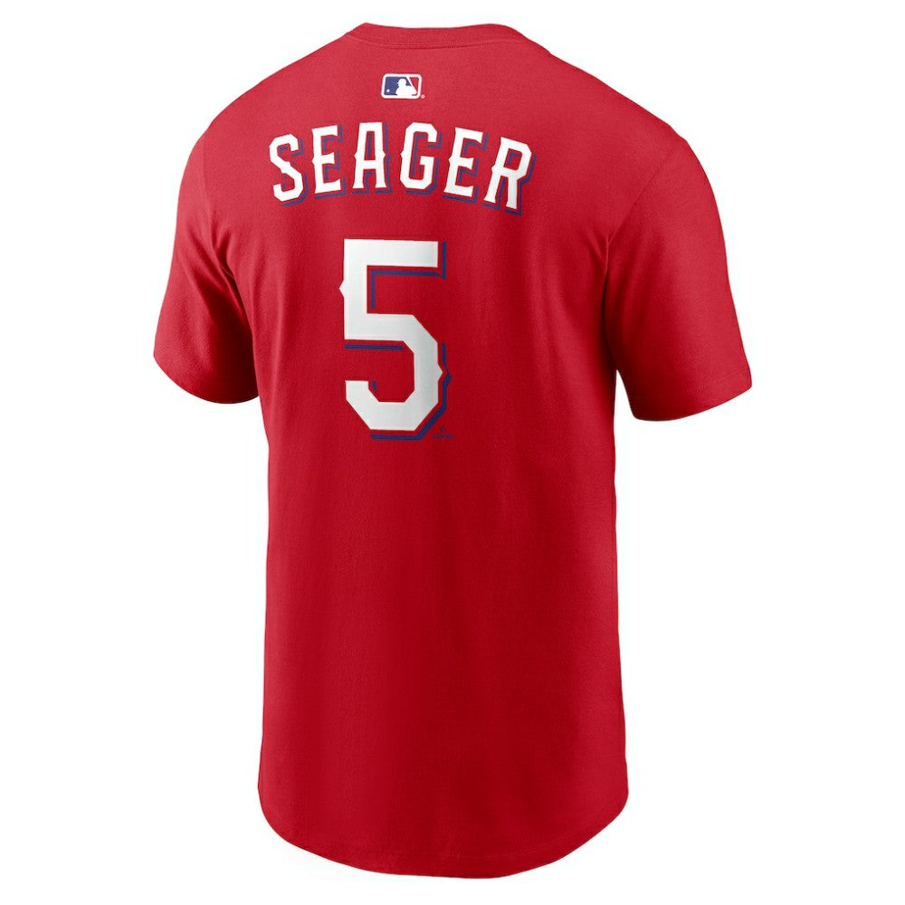 Corey Seager Texas Rangers  Name & Number T-Shirt - Red | Nike
