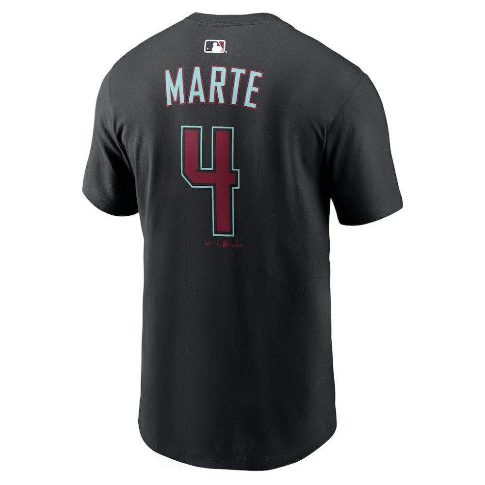 Ketel Marte Arizona Diamondbacks Name & Number T-Shirt - Black | Nike