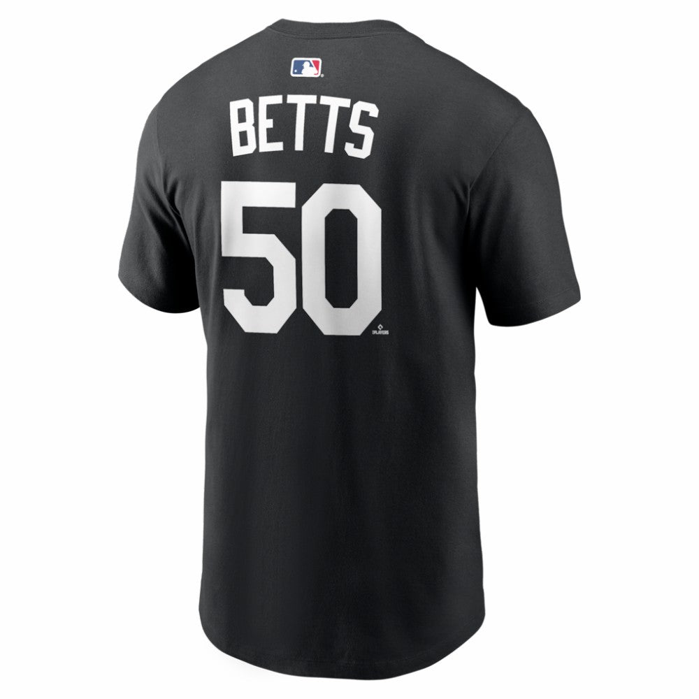 Mookie Betts Los Angeles Dodgers Name & Number T-Shirt - Black | Nike