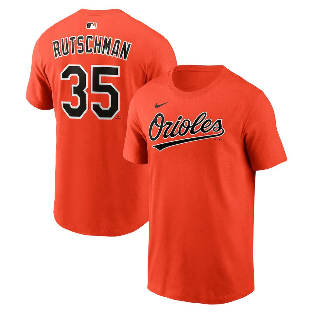 Adley Rutschman Baltimore Orioles  Name & Number T-Shirt - Orange | Nike