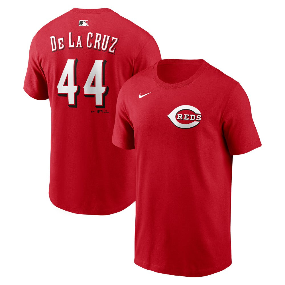 Elly De La Cruz Cincinnati Reds Home Name & Number T-Shirt - Red | Nike