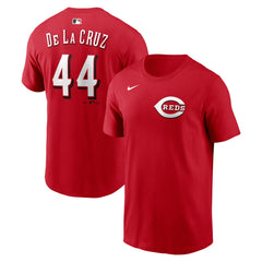 Elly De La Cruz Cincinnati Reds Home Name & Number T-Shirt - Red | Nike