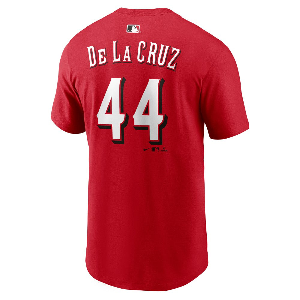 Elly De La Cruz Cincinnati Reds Home Name & Number T-Shirt - Red | Nike