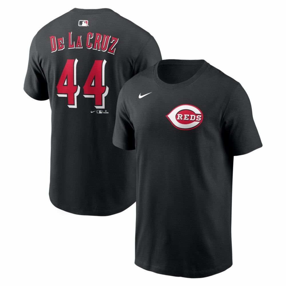 Elly De La Cruz Cincinnati Reds Name & Number T-Shirt - Black | Nike