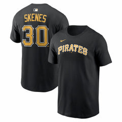 Paul Skenes Pittsburgh Pirates Home Name & Number T-Shirt - Black | Nike