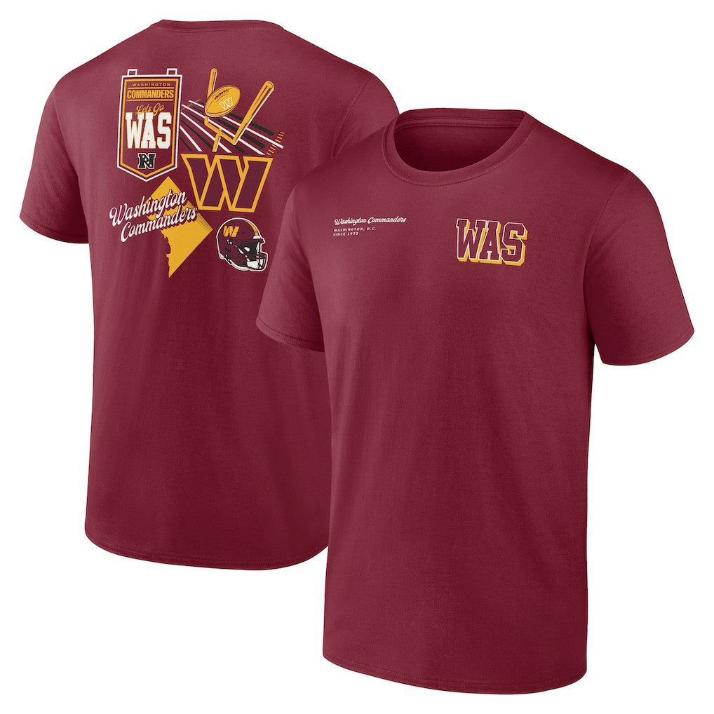 Washington Commanders Split Zone T-Shirt - Burgundy outlet