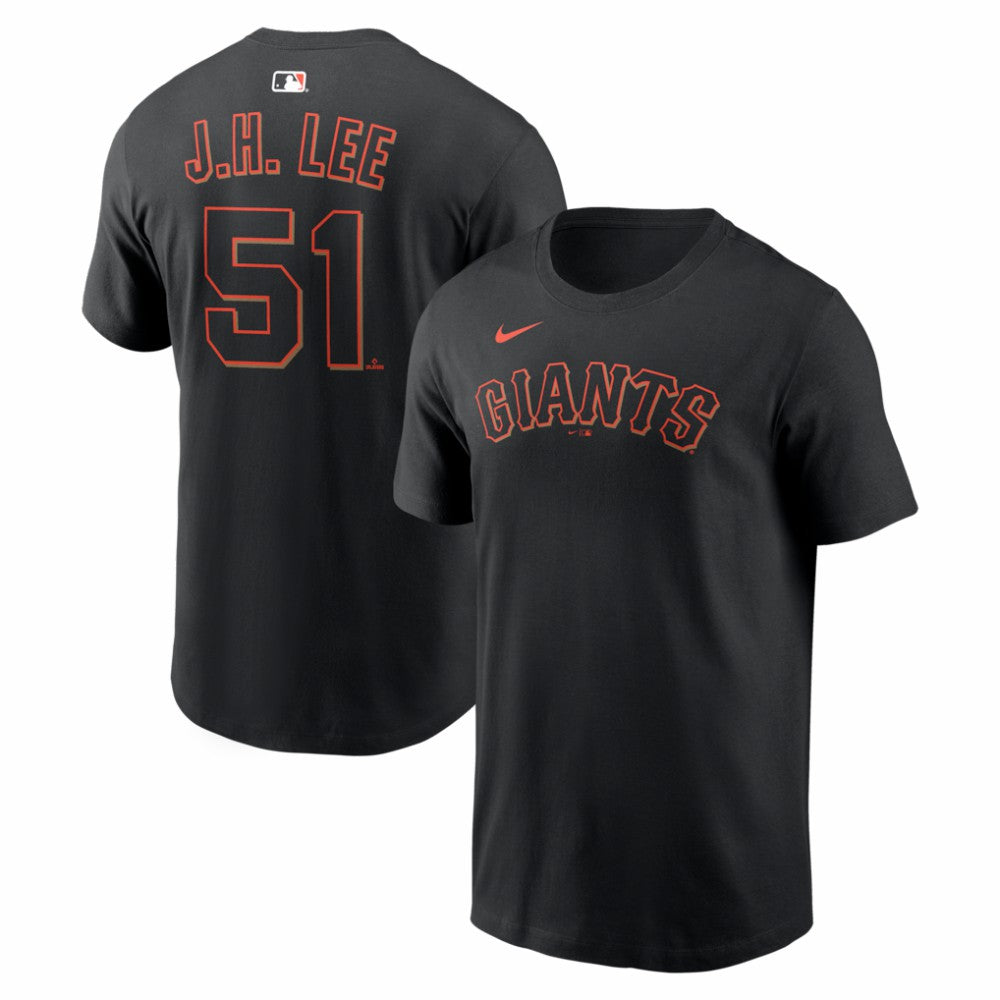 Jung Hoo Lee San Francisco Giants Name & Number T-Shirt - Black | Nike