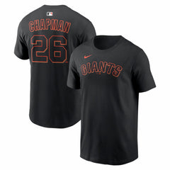 Matt Chapman San Francisco Giants Home Name & Number T-Shirt - Black | Nike