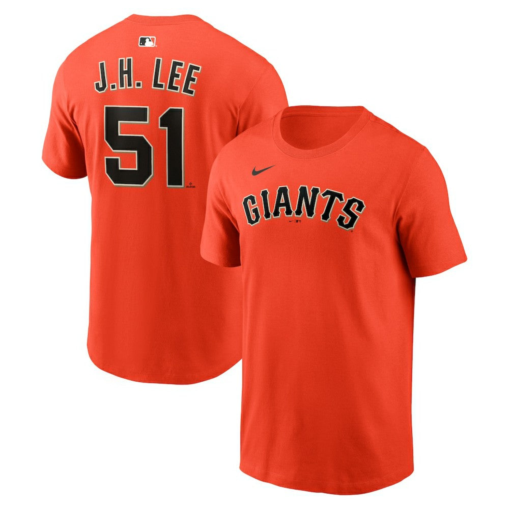 Jung Hoo Lee San Francisco Giants Name & Number T-Shirt - Orange | Nike