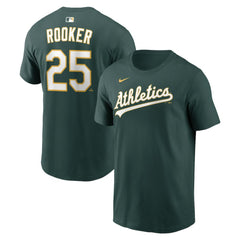 Brent Rooker Athletics Home Name & Number T-Shirt - Green | Nike