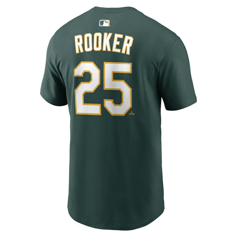 Brent Rooker Athletics Home Name & Number T-Shirt - Green | Nike