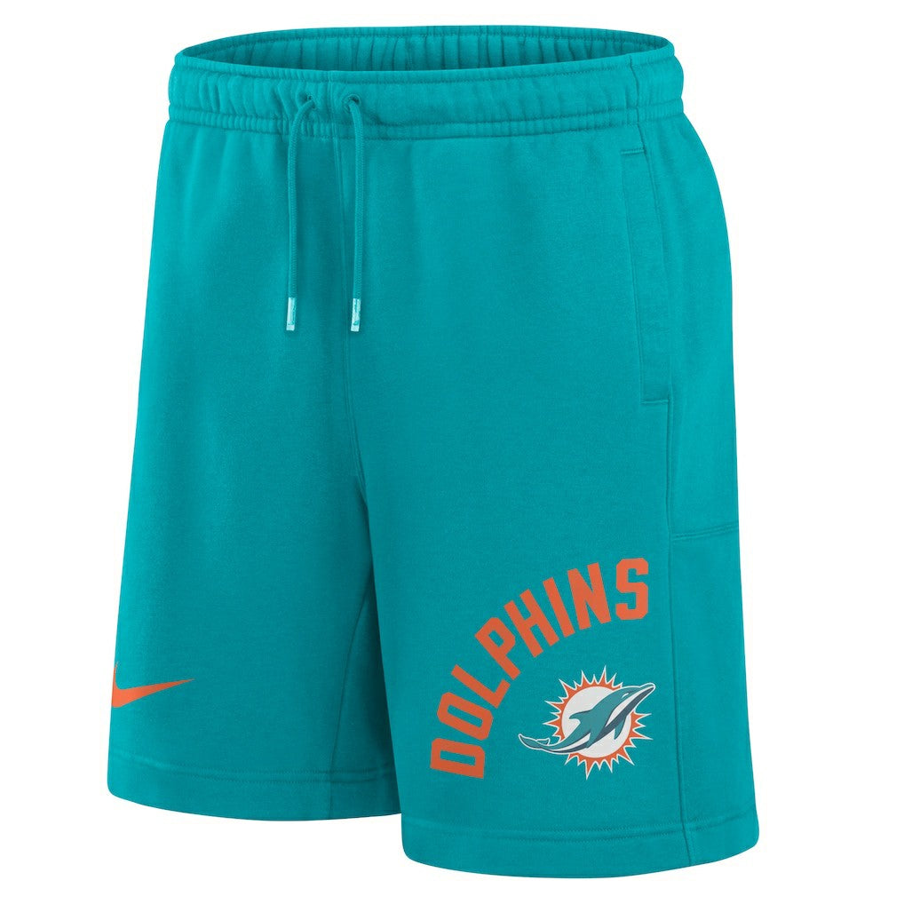 Miami Dolphins Arched Kicker Shorts - Aqua | Nike sale