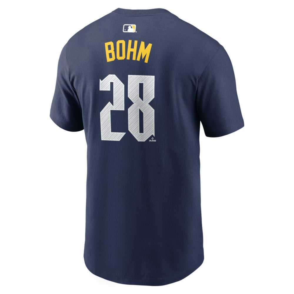 Alec Bohm Philadelphia Phillies City Connect Name & Number T-Shirt - Navy | Nike