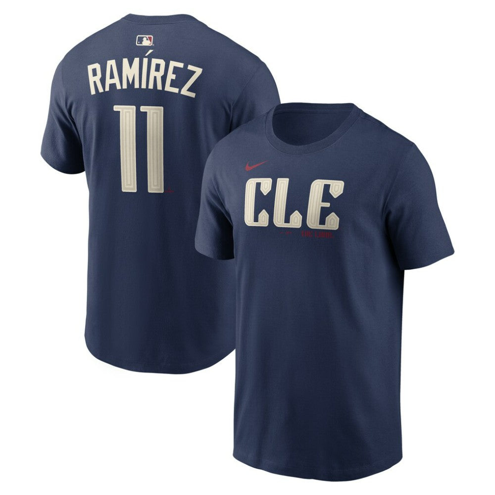 José Ramírez Cleveland Guardians City Connect Name & Number T-Shirt - Navy | Nike
