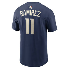 José Ramírez Cleveland Guardians City Connect Name & Number T-Shirt - Navy | Nike