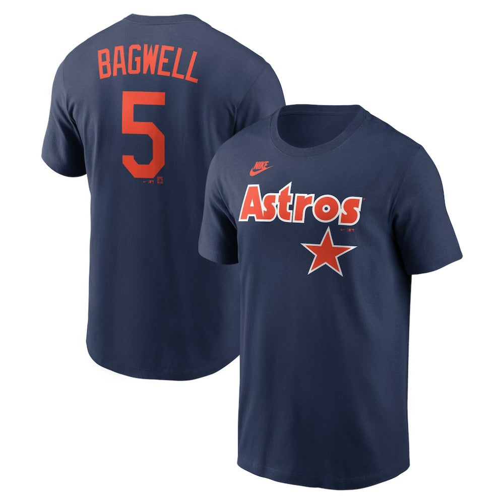Jeff Bagwell Houston Astros Cooperstown Collection Name & Number T-Shirt - Navy | Nike