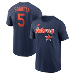 Jeff Bagwell Houston Astros Cooperstown Collection Name & Number T-Shirt - Navy | Nike