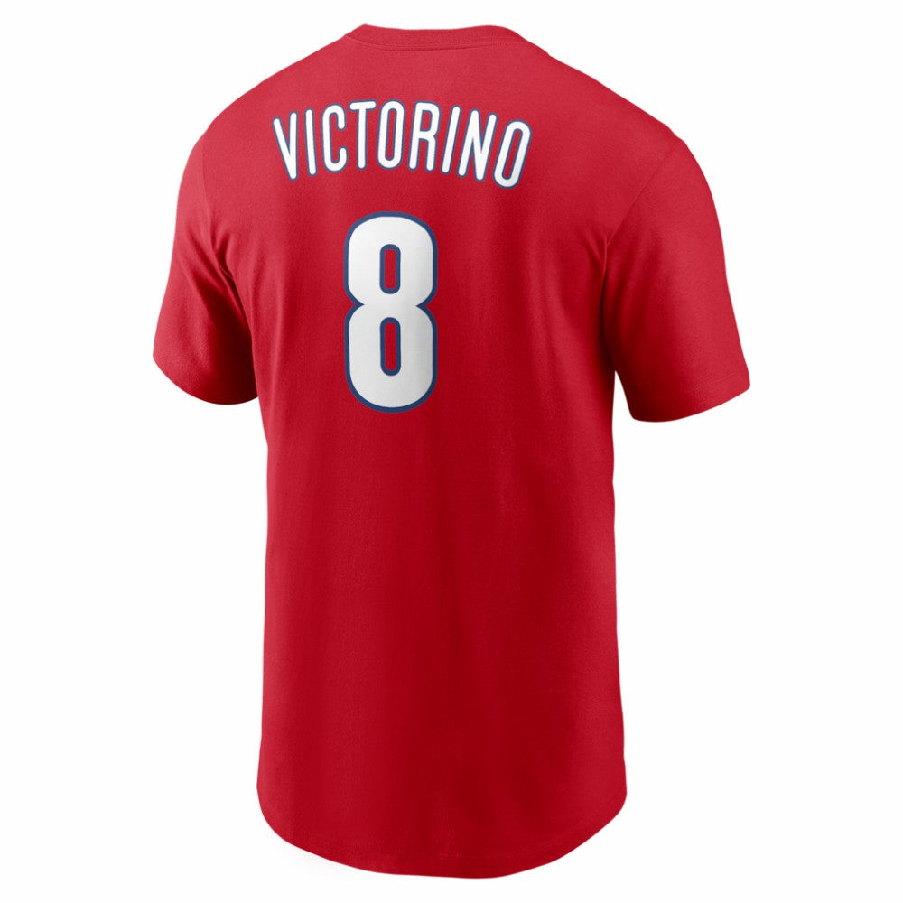 Shane Victorino Philadelphia Phillies Cooperstown Collection Name & Number T-Shirt - Red | Nike