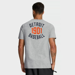 Detroit Tigers Cooperstown 2-Hit T-Shirt - Heather Gray | Nike