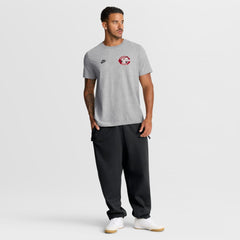 Cincinnati Reds Cooperstown 2-Hit T-Shirt - Heather Gray | Nike