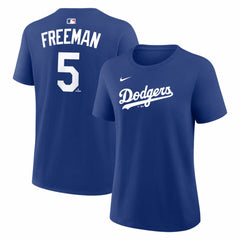 Freddie Freeman Los Angeles Dodgers Women's Name & Number T-Shirt - Royal | Nike