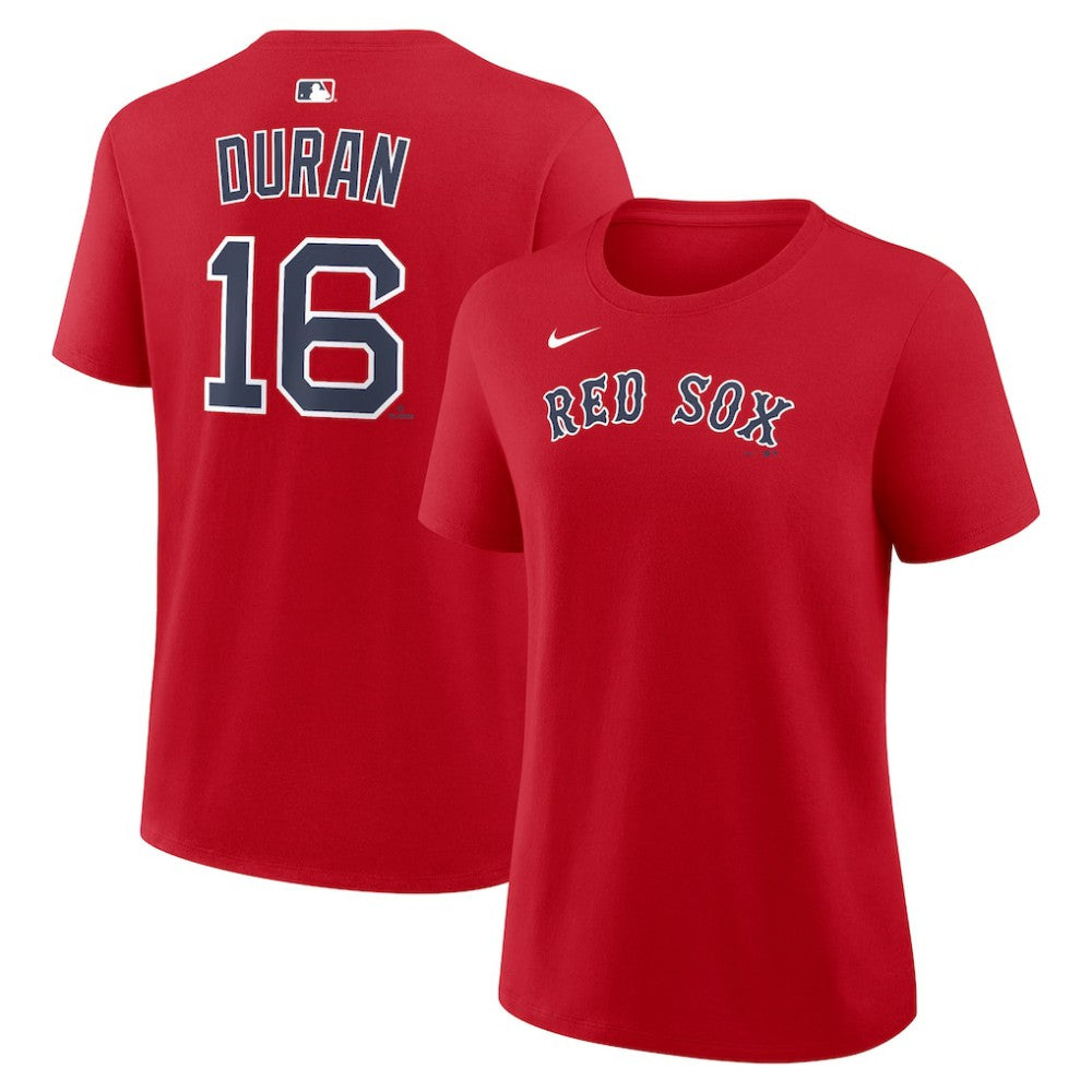 Jarren Duran Boston Red Sox Women's Name & Number T-Shirt - Red | Nike