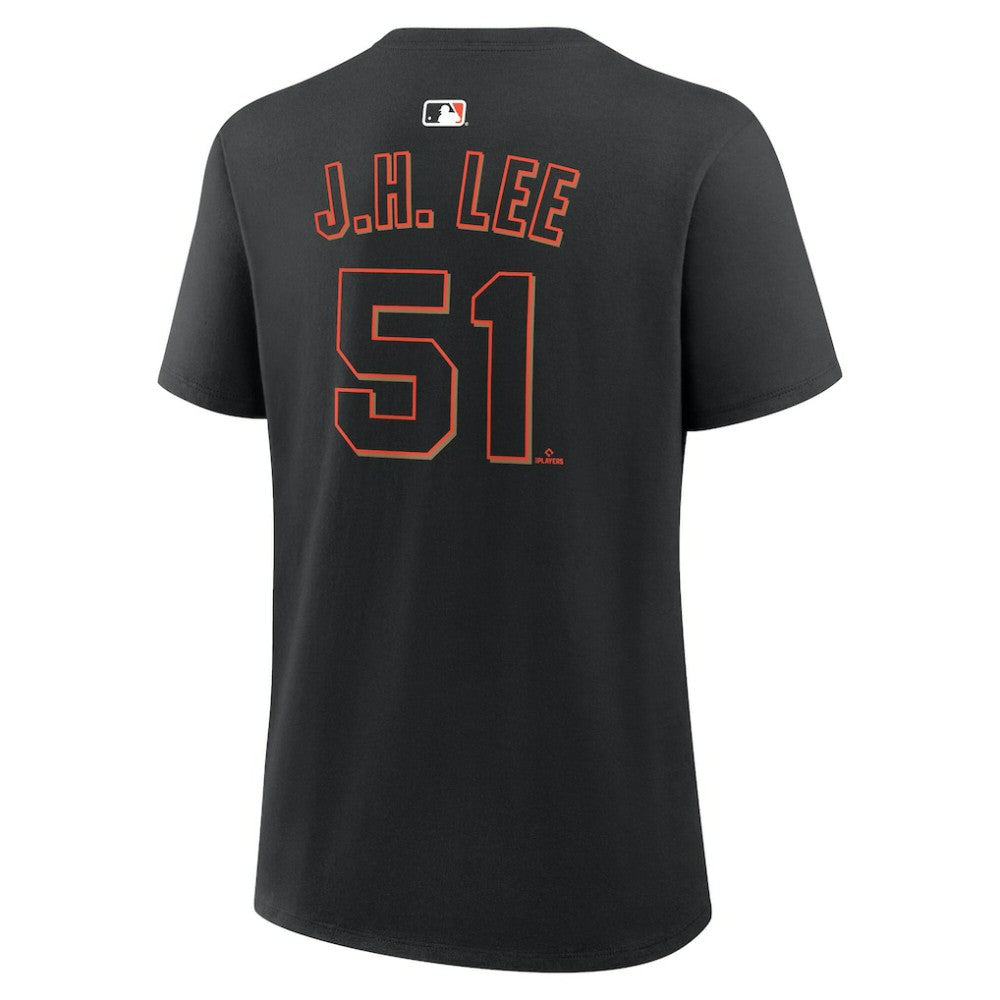 Jung Hoo Lee San Francisco Giants Women's Name & Number T-Shirt - Black | Nike