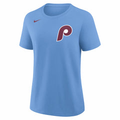 Trea Turner Philadelphia Phillies Women's Name & Number T-Shirt - Light Blue | Nike