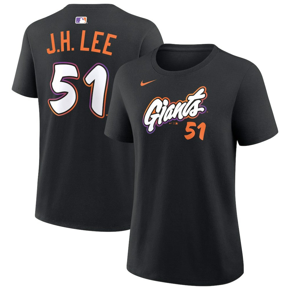 Jung Hoo Lee San Francisco Giants Women's City Connect Name & Number T-Shirt - Black | Nike