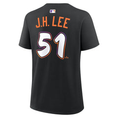 Jung Hoo Lee San Francisco Giants Women's City Connect Name & Number T-Shirt - Black | Nike