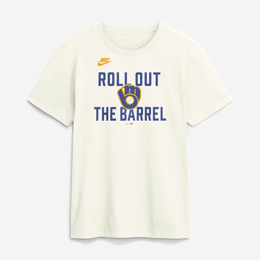 Milwaukee Brewers Cooperstown Collection ‘70s Inspired T-Shirt - Cream | Nike