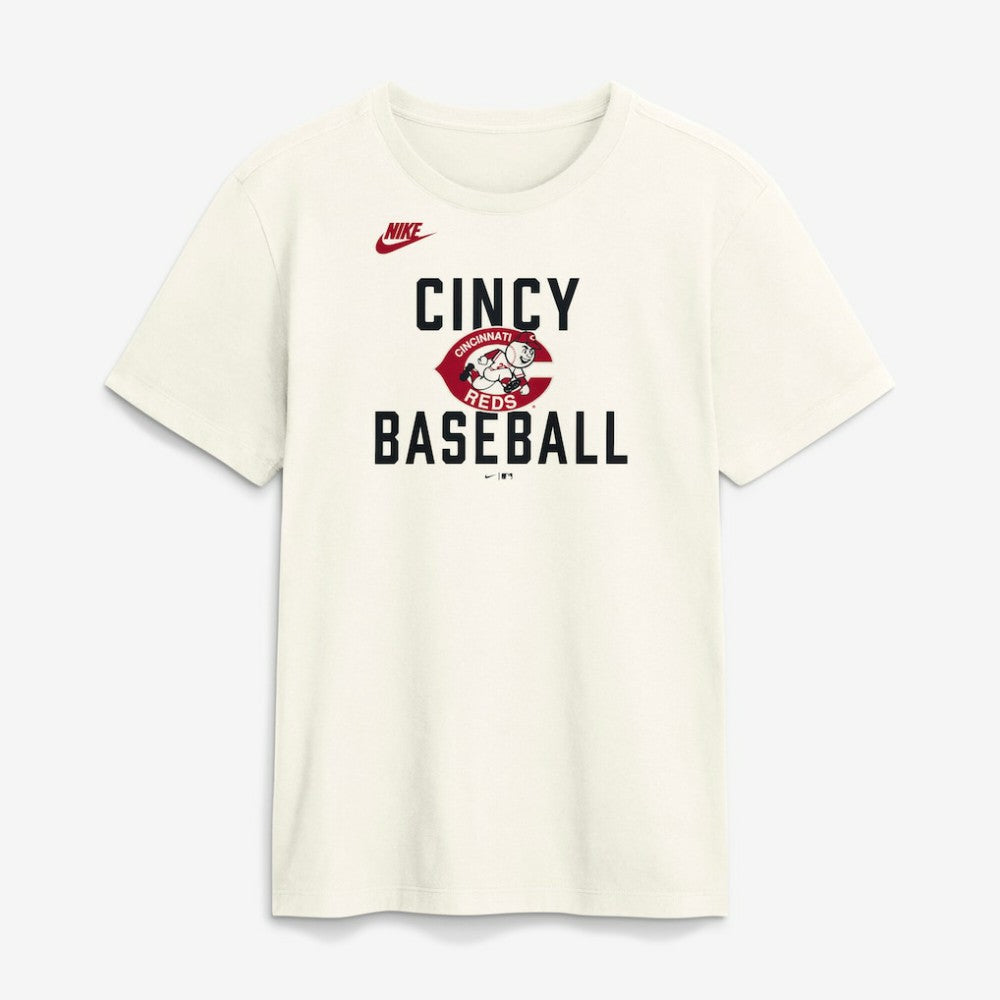 Cincinnati Reds Cooperstown Collection ‘70s Inspired T-Shirt - Cream | Nike