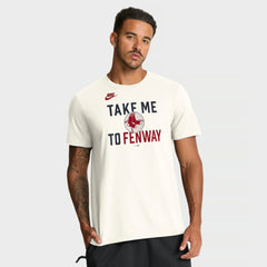 Boston Red Sox Cooperstown Collection ‘70s Inspired T-Shirt - Cream | Nike