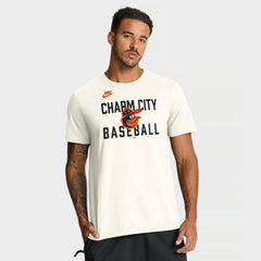 Baltimore Orioles Cooperstown Collection ‘70s Inspired T-Shirt - Cream | Nike