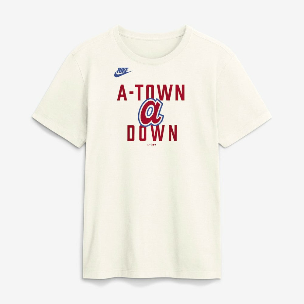 Atlanta Braves Cooperstown Collection ‘70s Inspired T-Shirt - Cream | Nike