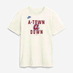 Atlanta Braves Cooperstown Collection ‘70s Inspired T-Shirt - Cream | Nike