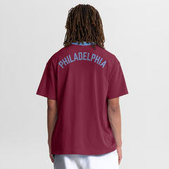 Philadelphia Phillies Cooperstown Collection Ringer T-Shirt - Burgundy | Nike