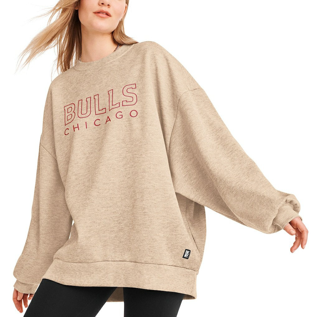 Chicago Bulls DKNY Sport Women's Daisy Tunic Oversized Pullover Sweatshirt sale - Gold outlet