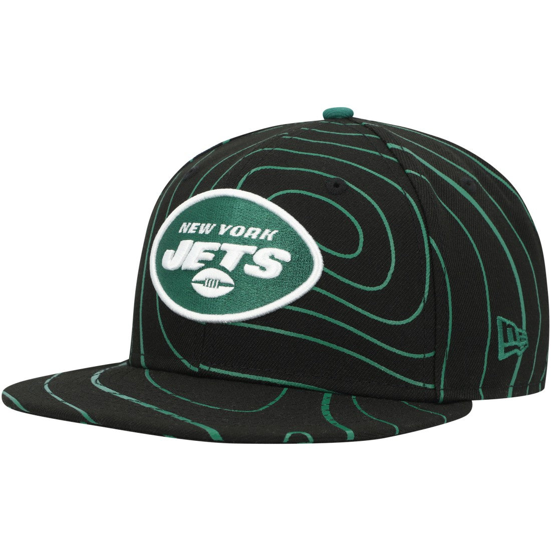 New York Jets New Era Geo 59FIFTY Fitted Hat - Black cheap