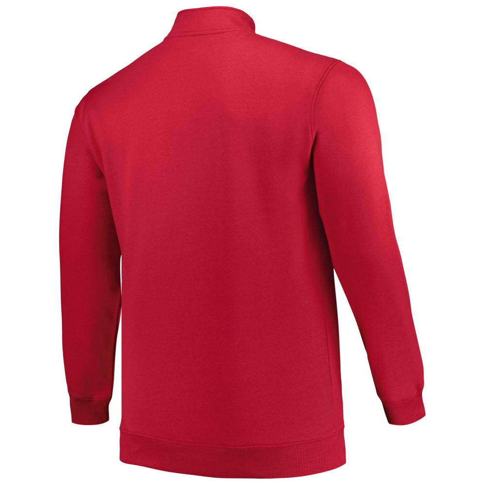 Tampa Bay Buccaneers Profile Big & Tall Fleece Quarter-Zip Jacket - Red sale