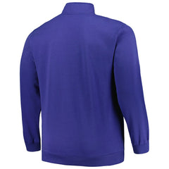 New York Giants Profile Big & Tall Fleece Quarter-Zip Jacket - Royal online