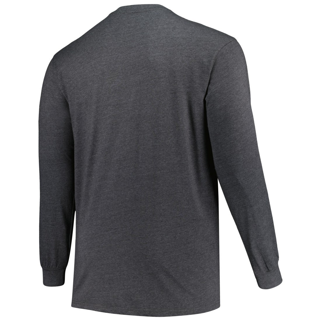 Tampa Bay Buccaneers Profile Big & Tall Throwback Long Sleeve T-Shirt - Heather Charcoal on sale